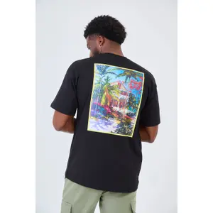T-shirt oversized estampado Aarhon Paris Vacation image-1