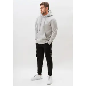 Sweatshirt oversized com capuz estampado Aarhon Paris FXCK image-1