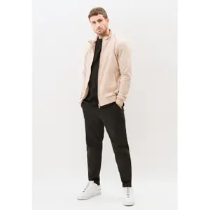 Plain zip-up suedette jacket Aarhon Paris image-1