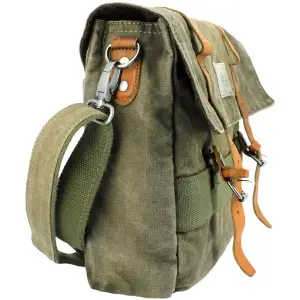 Messenger bag Airborn ABBD coton/cuir image-4