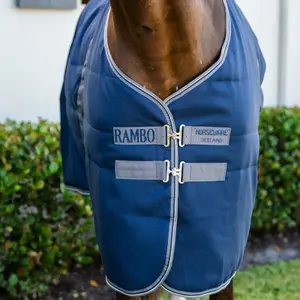 Couverture d'écurie pour cheval Rambo 400g image-1
