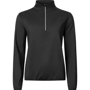 Dames fleece trainingsjack met halve rits Abacus Cradoc