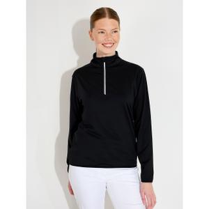 Dames fleece trainingsjack met halve rits Abacus Cradoc image-1