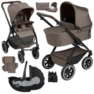 Poussette 3 en 1 avec coque auto calla ABC Design Samba 2