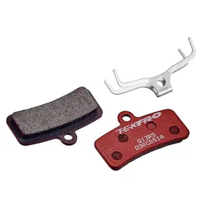 Pair of 10 resin brake pads 4 pistons Tektro q13rs image-0