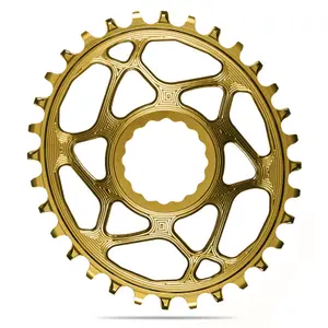 Ovale Aluminiumplatte Absolute Black Direct Mount Offset Race-Face 1 x 10-12 v 32 T image-0