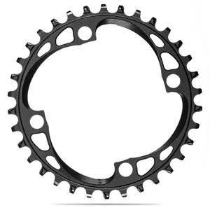 4-Arm-Platte aus Aluminium Absolute Black 104 BCD 1 x 10-12 v 34 T