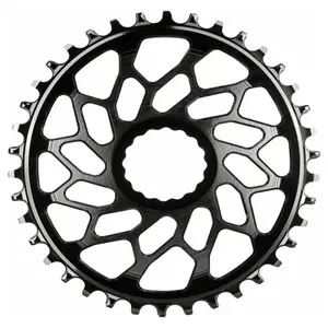 Oval aluminiumbricka Absolute Black Direct Mount Easton Gravel 1 x 10-12 v 38 T image-0