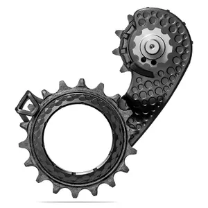 Hintere Umwerferkappe aus Carbon Absolute Black Hollowcage Shimano 9200 image-0