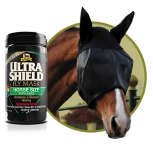 Anti-fly mask for horses with ears Absorbine image-0