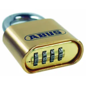 Stainless steel htanse combination padlock Abus 180IB Blister