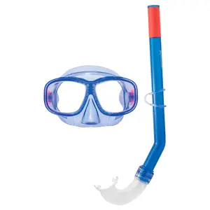 Máscara de buceo y snorkel para niños Abysstar Turtle image-0