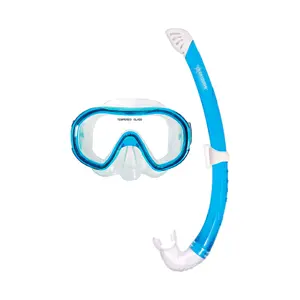 Máscara de buceo y snorkel para niños Abysstar Funny image-0