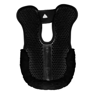 Dämpfer für Pferde aus Wildleder mit hexagonalem Gel Acavallo MF-S WFS image-1