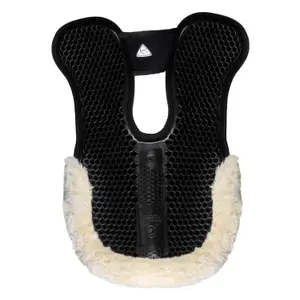 Dessin voor paard van suede met hexagonale gel Acavallo MF-S WFS image-1