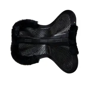 Cut suede saddle pad with flat gel for horses Acavallo SP JCCS CW-CS image-2