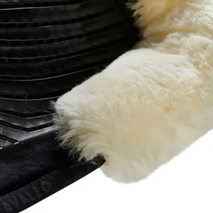 Cut suede saddle pad with flat gel for horses Acavallo SP JCCS CW-CS image-3