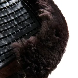 Cut suede saddle pad with flat gel for horses Acavallo SP JCCS CW-CS image-3