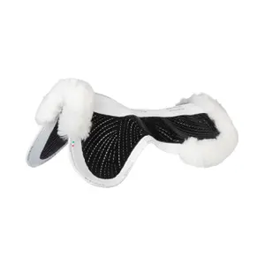 Cut suede saddle pad with flat gel for horses Acavallo SP JCCS CW-CS image-0