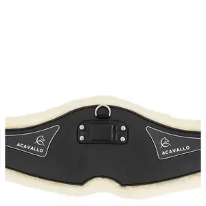 Sangle anatomique pour cheval Acavallo Comfort Gel Eco Wol image-1