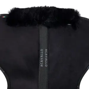 Half sheepskin saddle pad for horse Acavallo Close Contact Memory image-2