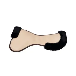 Half sheepskin saddle pad for horse Acavallo Close Contact Memory image-1