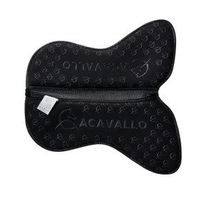Double-sided suede saddle pad for horses Acavallo MF JCCS SW-3DS image-4