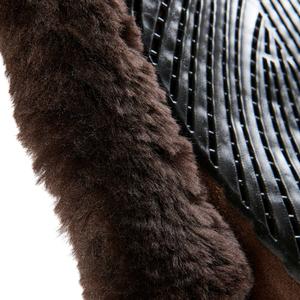 Almofada de sela de cavalo recortada com pega Acavallo JS-S CW-CS image-4