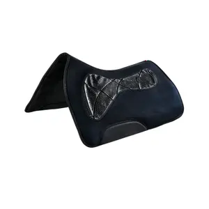 Fleece-lined horse pads Acavallo Western Anatomic X-Grip image-0