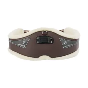 Avtagbar ridlap i ull med spännen Acavallo image-3