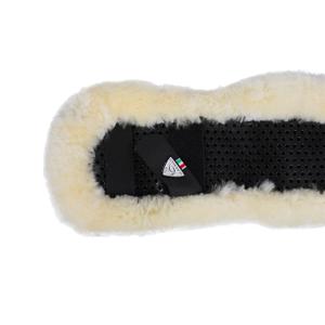 Gel and sheepskin girth sleeve for horse Acavallo image-2