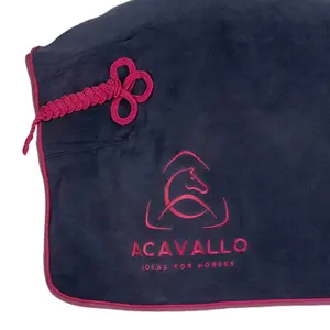 Padded soft round collar fleece for horses Acavallo image-3