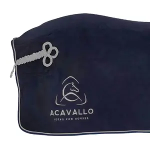Padded soft round collar fleece for horses Acavallo image-3