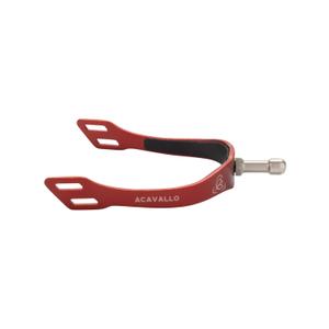 ac739x-crimson-red-equestrian-spur-with-interchangeable-handle-acavallo-arena-aluplus-2-0-spurs-crimson-red