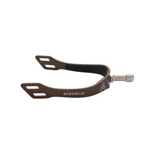 ac739-goldenbrown-horse-spurs-with-interchangeable-collar-acavallo-arena-aluplus-2-0-goldenbrown