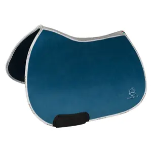 Saddle pad for horse FAUX Acavallo Louvre Square Pad Jump image-0
