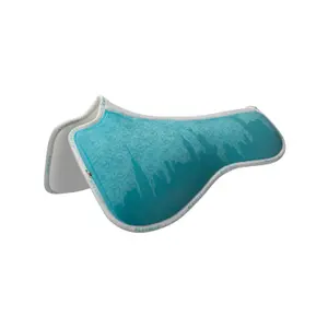 Silicone grip horse pads with bamboo fiber Acavallo Spine Free Lycra & Memory Foam image-0