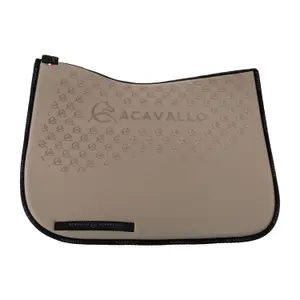 Sela de treino para cavalo com almofada debaixo em fibra de bambu Acavallo Lycra Gel Grip image-1