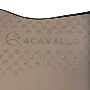 Sela de treino para cavalo com almofada debaixo em fibra de bambu Acavallo Lycra Gel Grip image-3