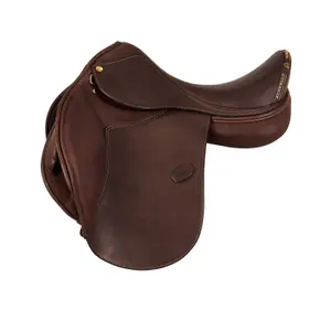 Jumping saddle with flocked panels Acavallo image-1