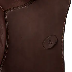 Jumping saddle with flocked panels Acavallo image-4