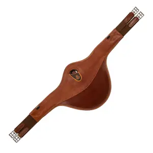 Cinghia bavetta da equitazione protezione per chiodi in pelle Acavallo image-0