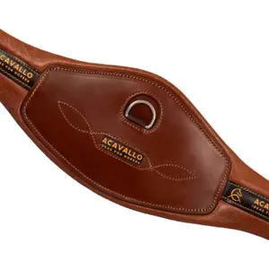 Sangle de saut anatomique pour cheval en cuir Acavallo image-2
