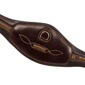 Sangle de saut anatomique pour cheval en cuir Acavallo image-2