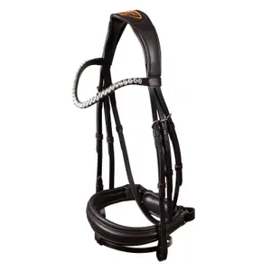 Combined anatomic noseband bridle Acavallo Starry Night image-0