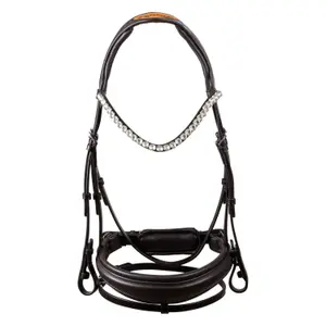 Combined anatomic noseband bridle Acavallo Starry Night image-1