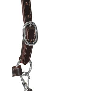 Leather halter for horses Acavallo Ergonomic Pollguard Muserolle image-2