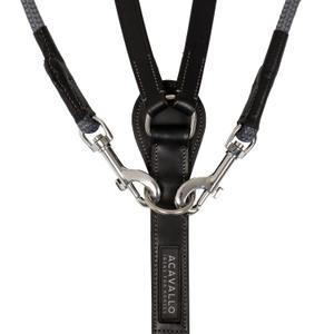 Leather round horse halter Acavallo Italian image-1