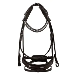 Combined anatomic noseband bridle Acavallo Damigella image-1