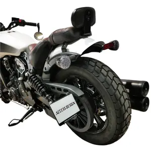Support de plaque d'immatriculation latéral moto Access Design Indian 1133 Scout Rogue image-1